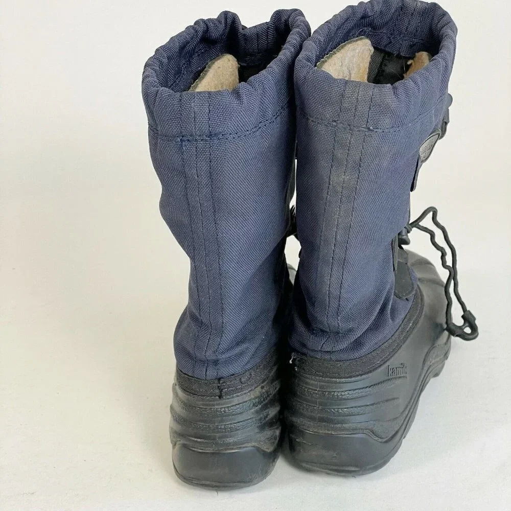 Kamik Youth‎ Kids Waterproof Insulated Winter Snow Boots Blue Size 11 Outdoor